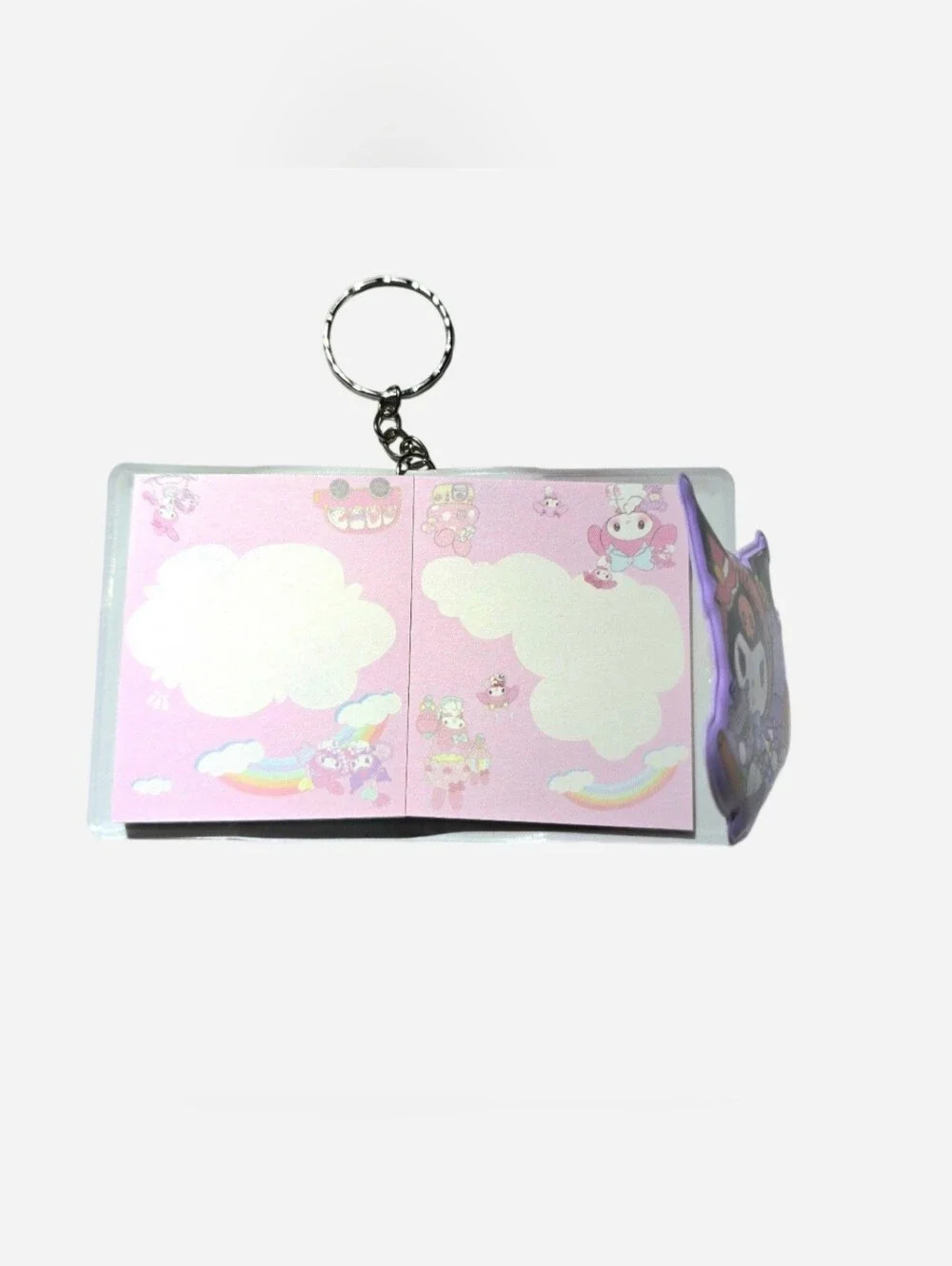 Kuromi Adorable Mini Notebook Keychain NWT/Sealed